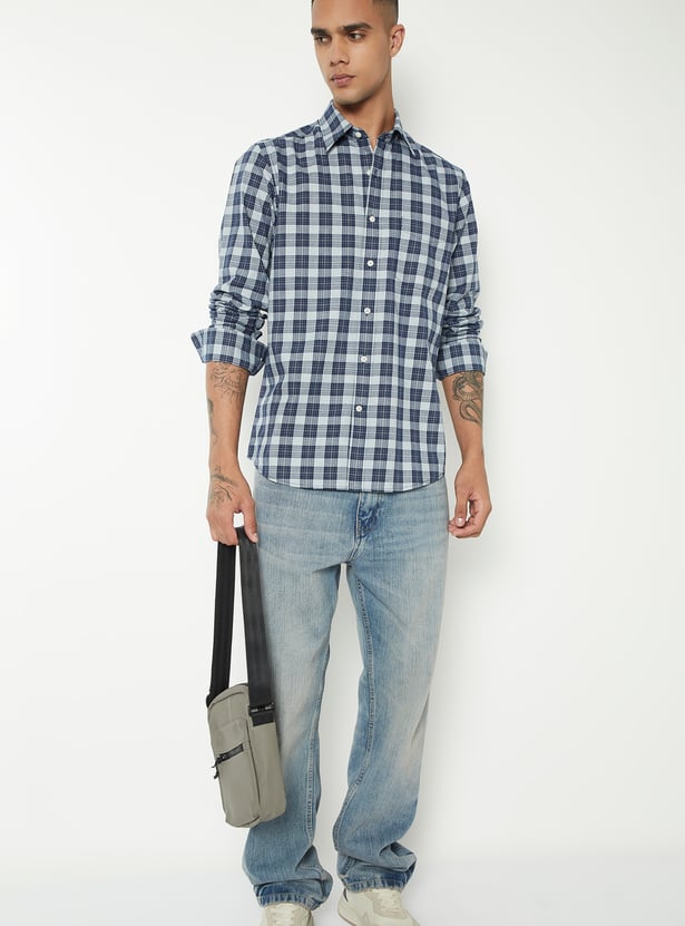 Men Checked Regular Shirt