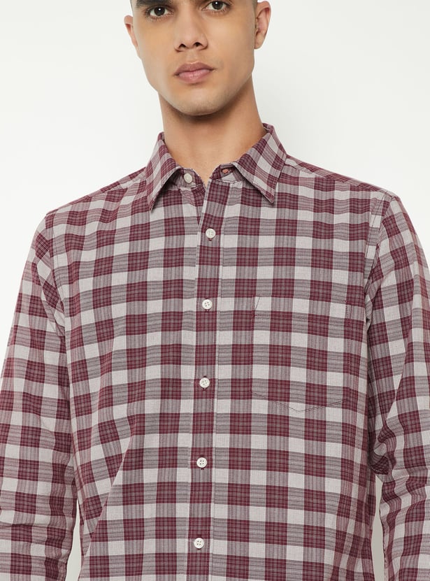 Men Checked Regular Shirt