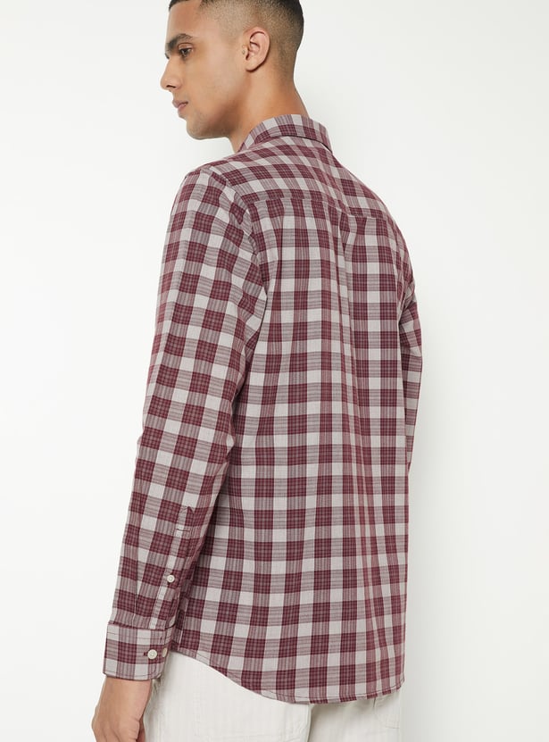 Men Checked Regular Shirt