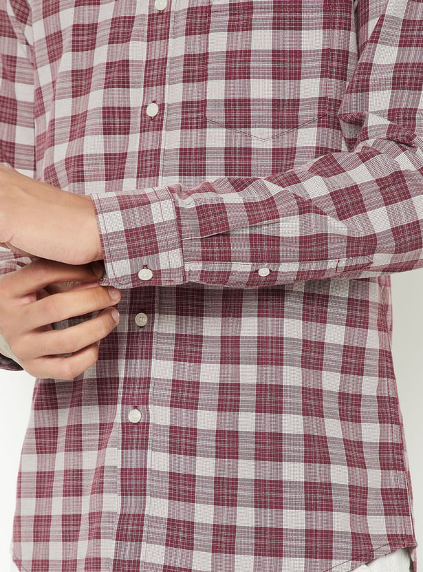 Men Checked Regular Shirt