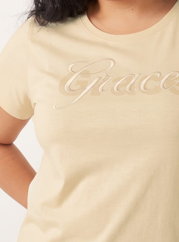 Women Embroidered T-shirt