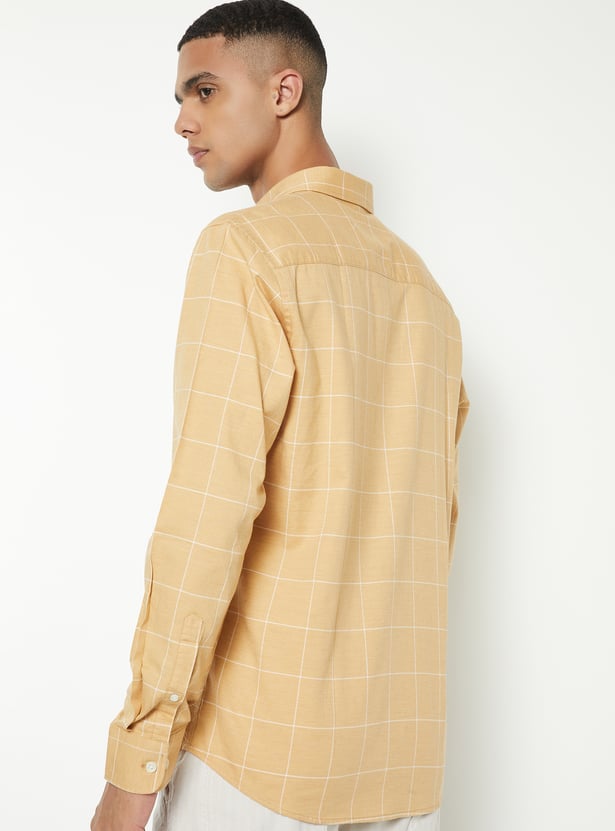 Men Checked Regular Fit Shirt