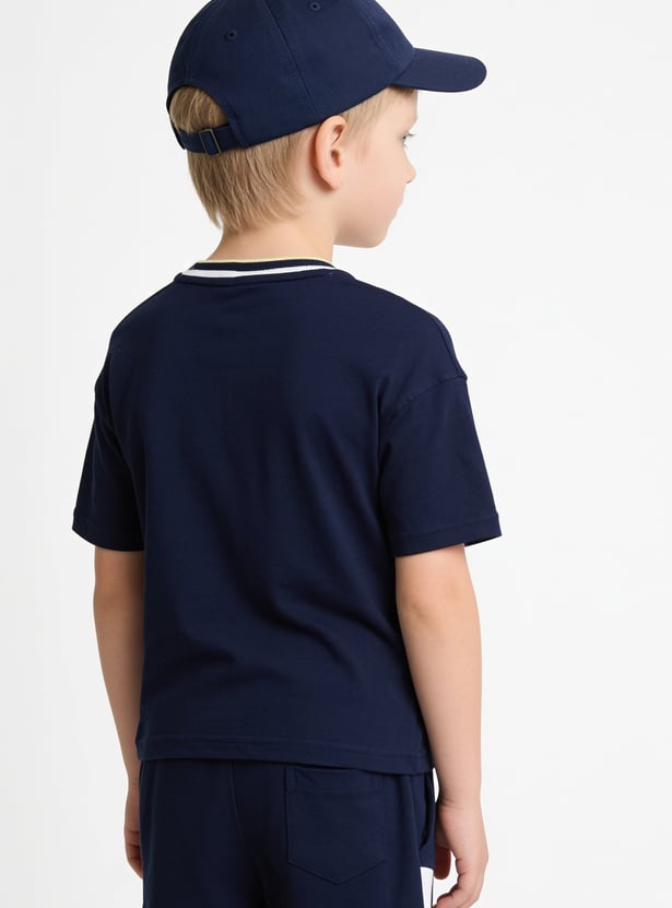 Boys Printed T-shirt and Shorts Set