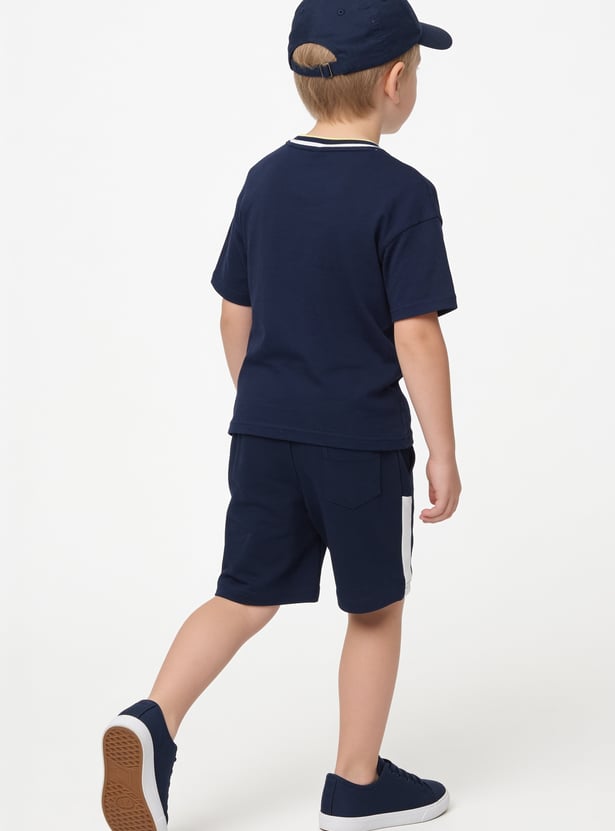 Boys Printed T-shirt and Shorts Set