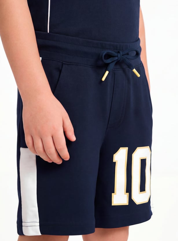 Boys Printed T-shirt and Shorts Set
