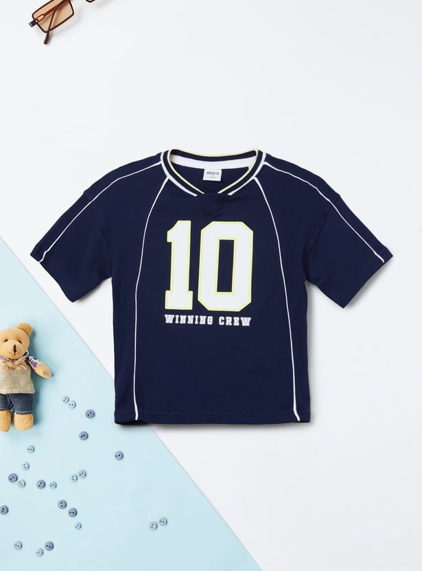 Boys Printed T-shirt and Shorts Set
