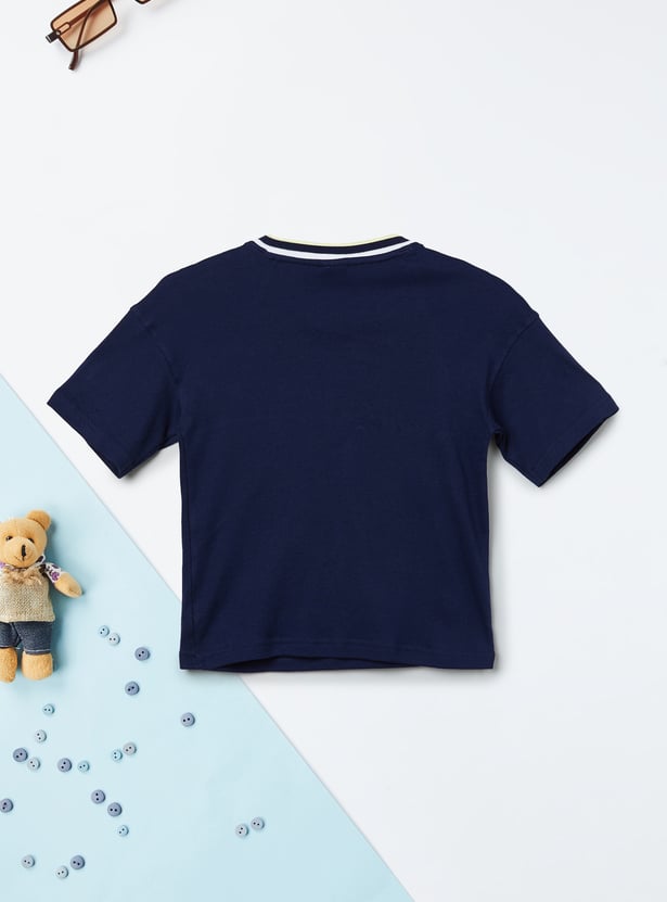 Boys Printed T-shirt and Shorts Set