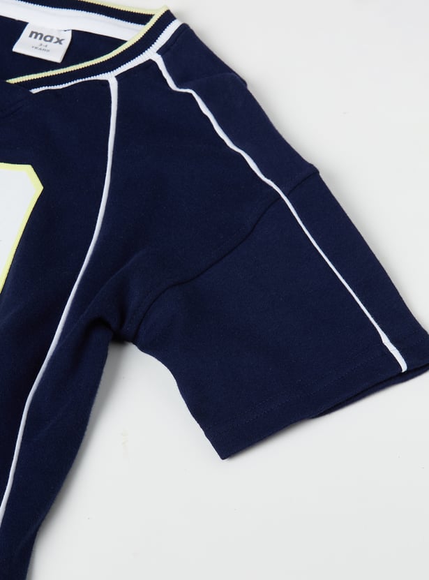 Boys Printed T-shirt and Shorts Set