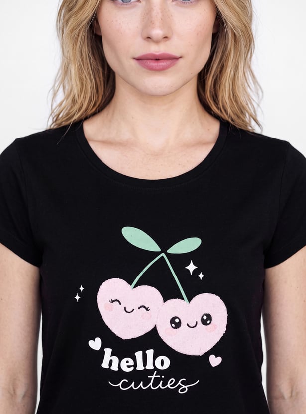 Women Printed PJ Set