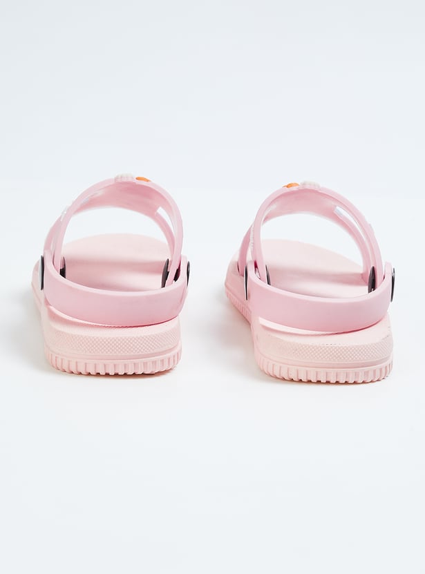 Girls Frozen Velcro Slingback Sandals