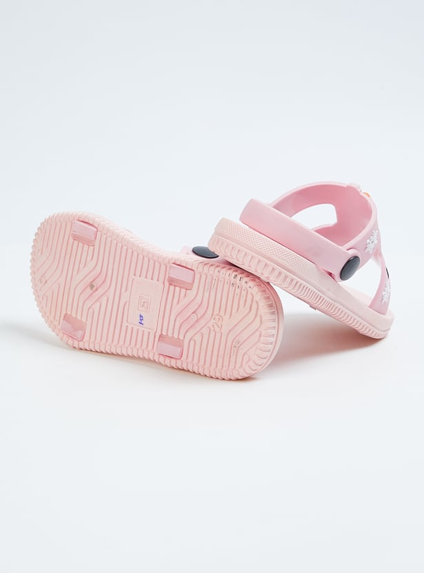 Girls Frozen Velcro Slingback Sandals