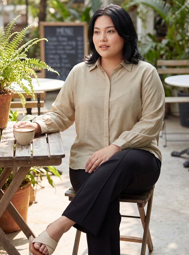 Women Solid Shirt