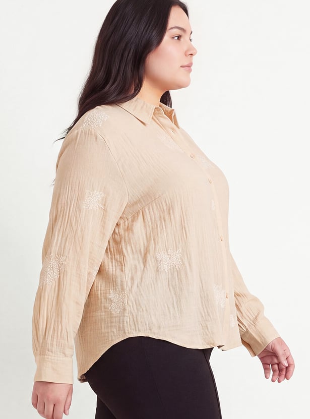 Women Embroidered Shirt