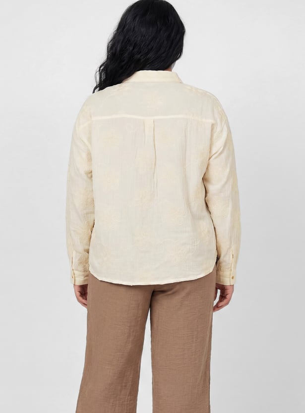 Women Embroidered Shirt