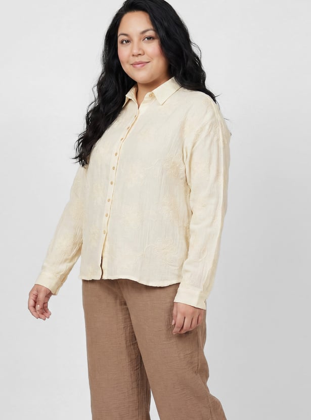 Women Embroidered Shirt