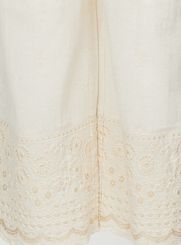 Women Embroidered Palazzos