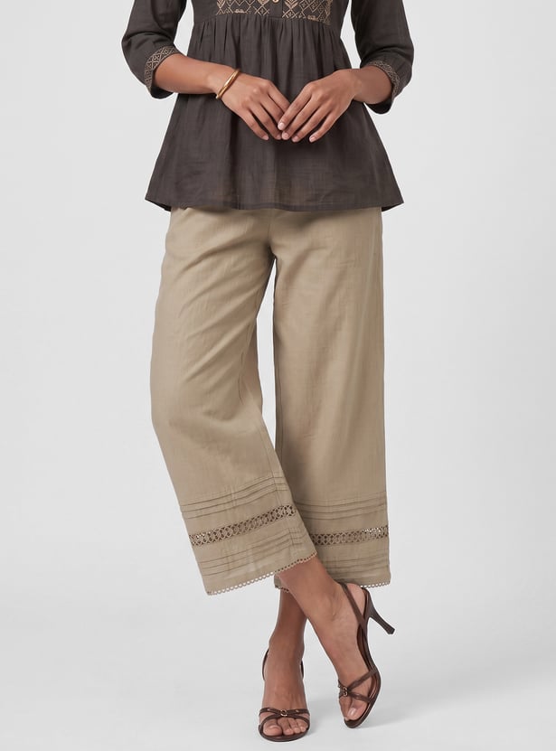 Women Lace Detailed Palazzos