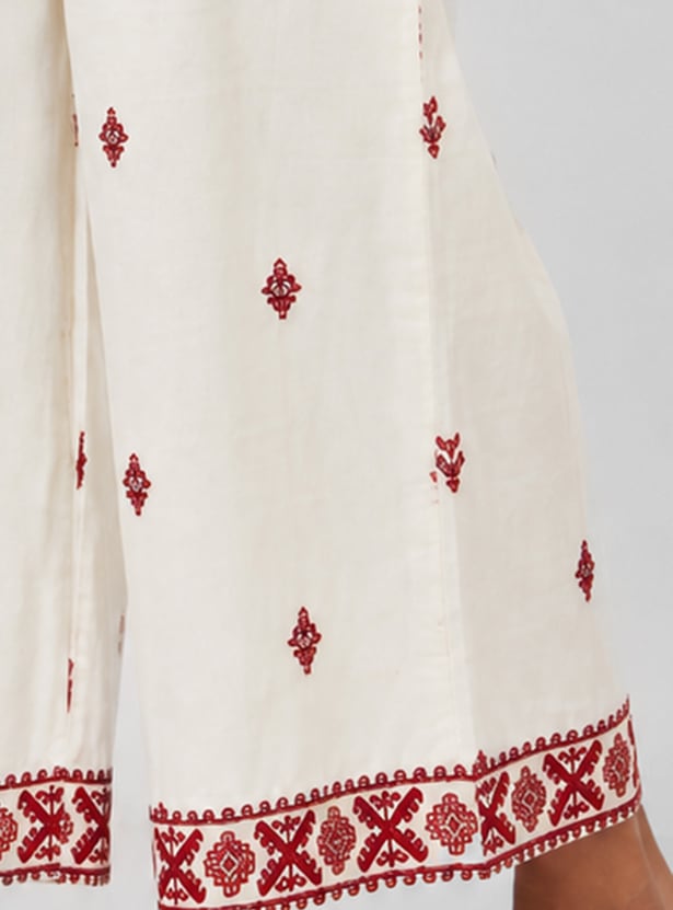 Women Embroidered Palazzo