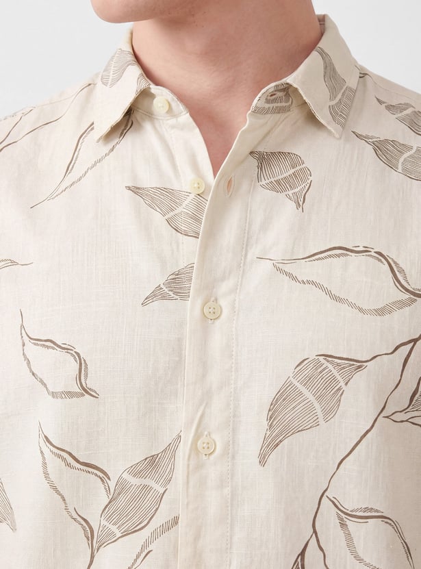 Men Floral Print Regular Fit Shirt