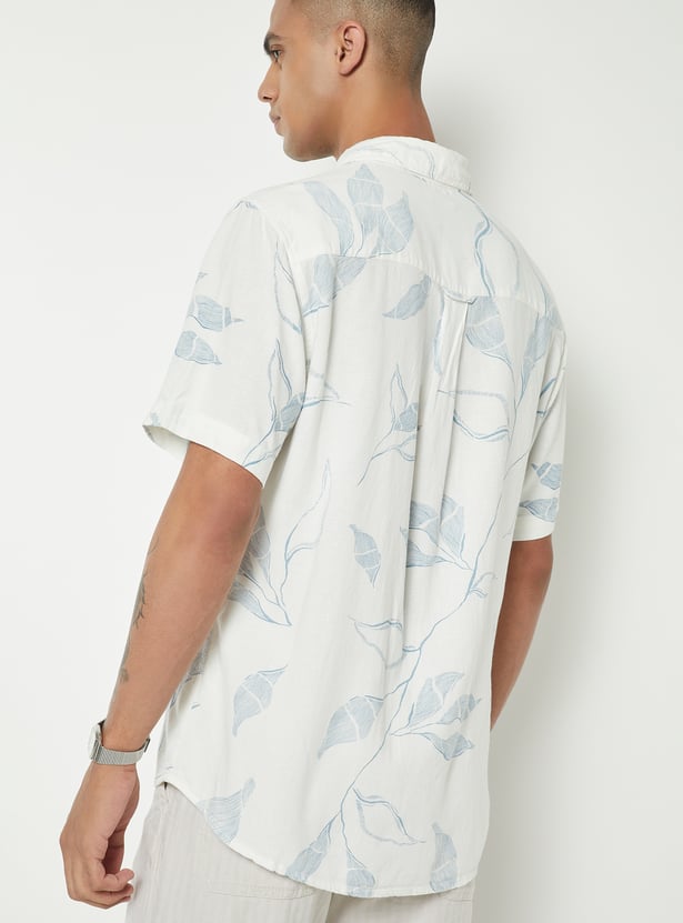 Men Floral Print Regular Fit Shirt