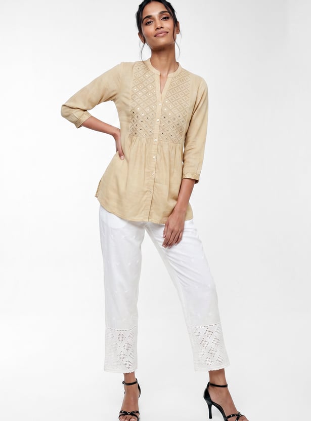Women Embroidered Pants