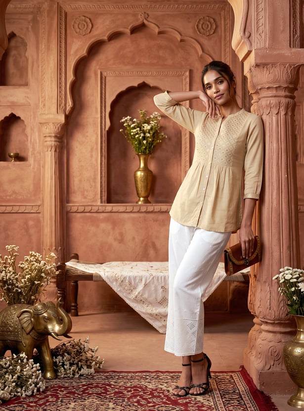 Women Embroidered Pants