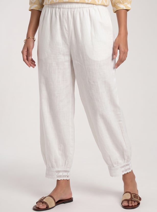 Women Solid Harem Pants