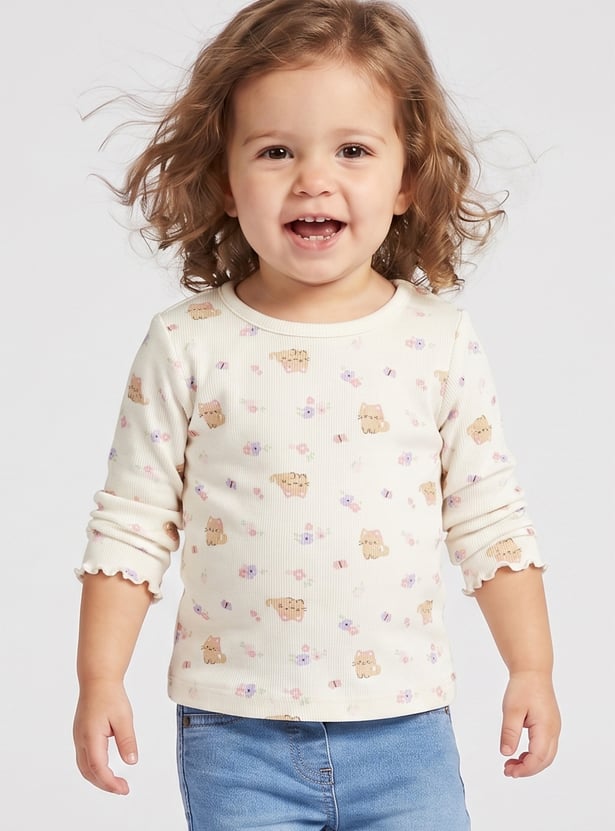 Girls Printed Tops - Pack of 2