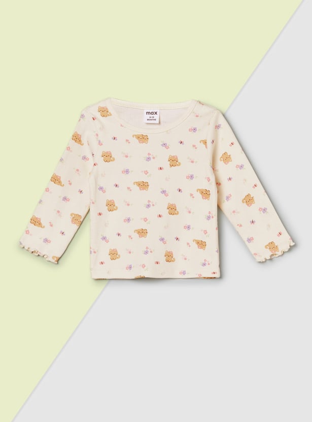 Girls Printed Tops - Pack of 2