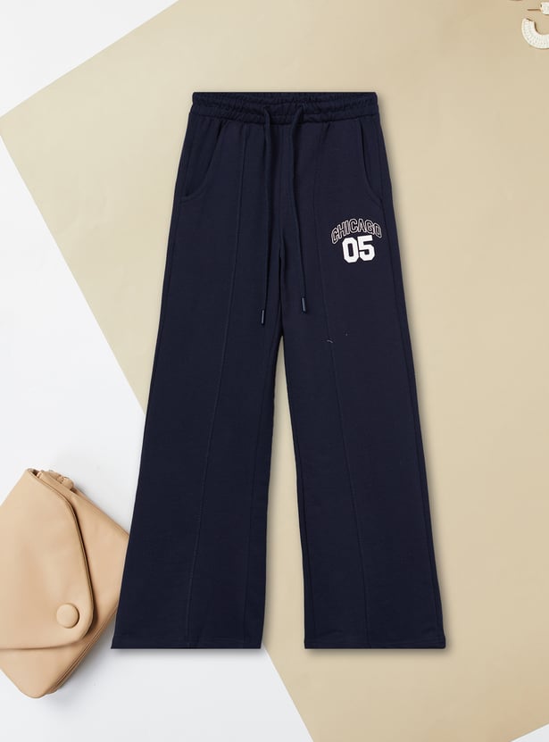 Girls Printed Trousers Set
