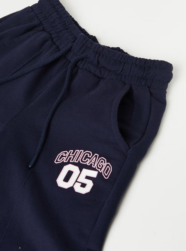 Girls Printed Trousers Set