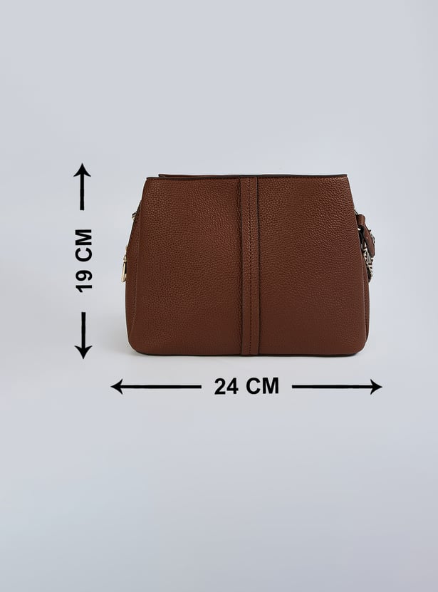 Women Textured Shoulder Bag