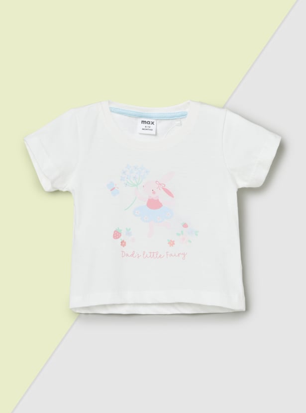 Girls Printed T-shirts - Pack of 3