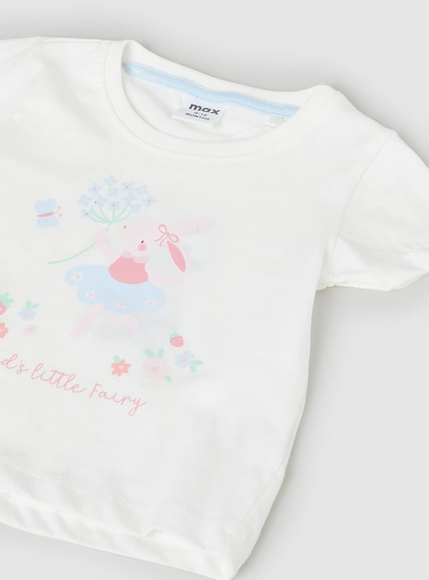 Girls Printed T-shirts - Pack of 3