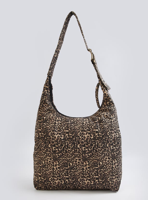Women Leopard Print Hobo Bag