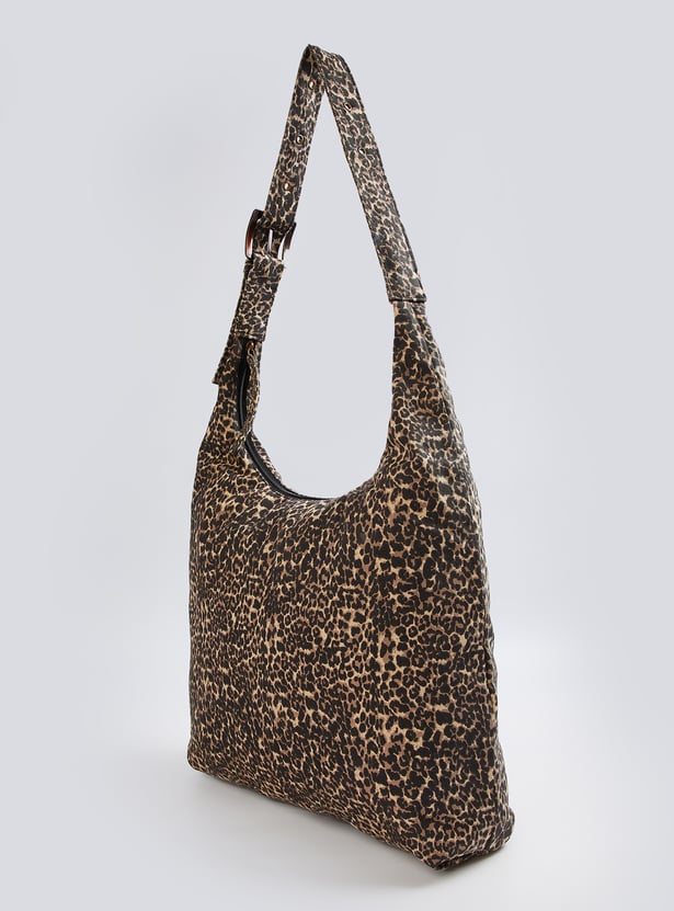 Women Leopard Print Hobo Bag