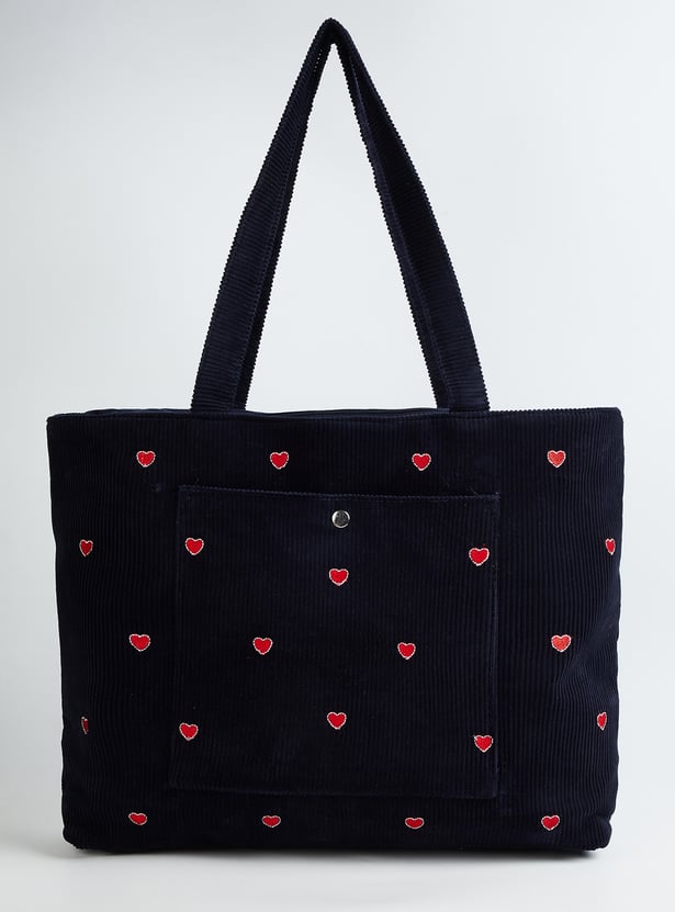 Women Heart Design Tote Bag