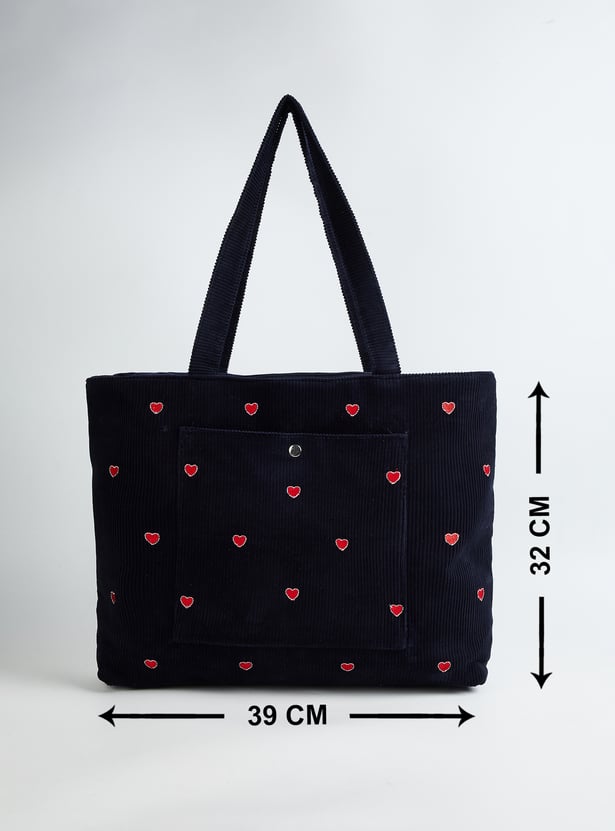 Women Heart Design Tote Bag