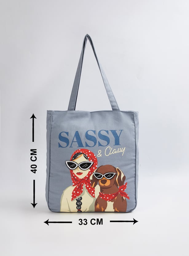 Women Sassy Design Tote Bag