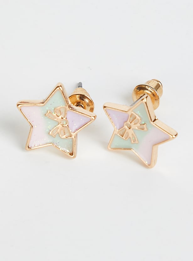 Girls Star Design Necklace Set with Ring
