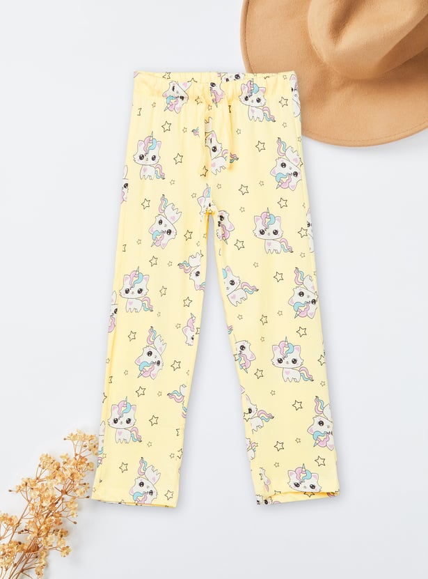 Girls Printed Sleepwear Set