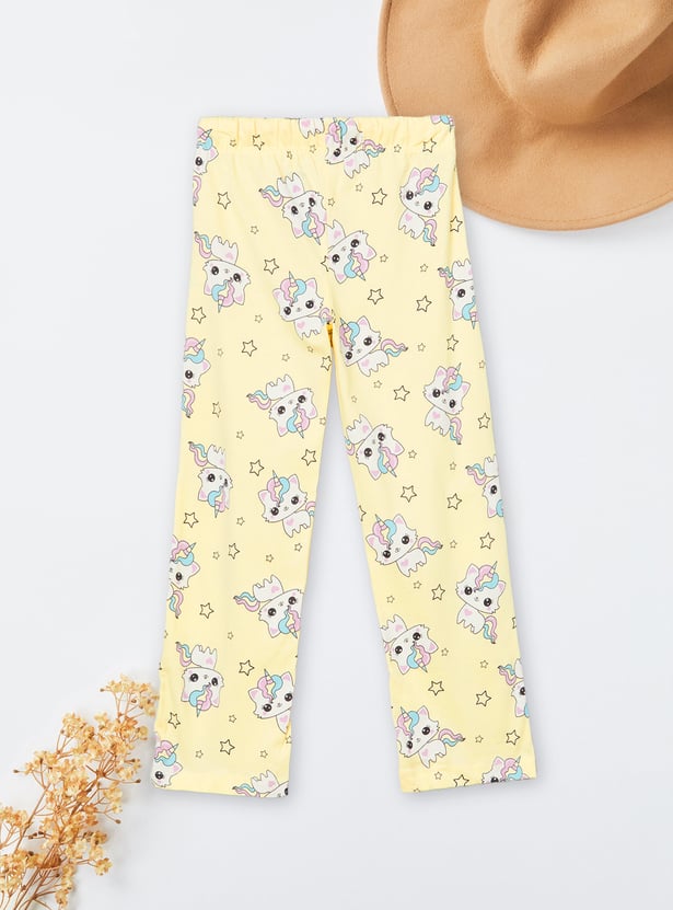 Girls Printed Sleepwear Set