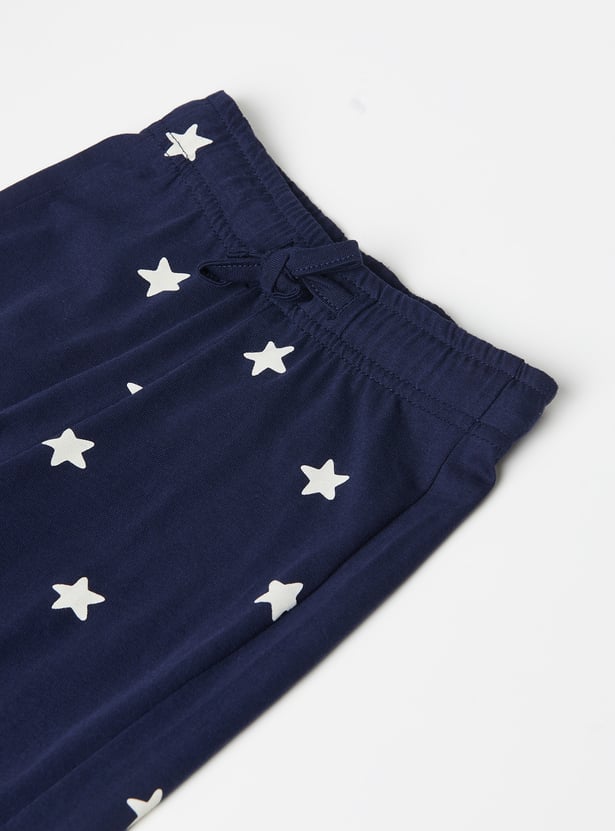 Girls Printed PJ Set