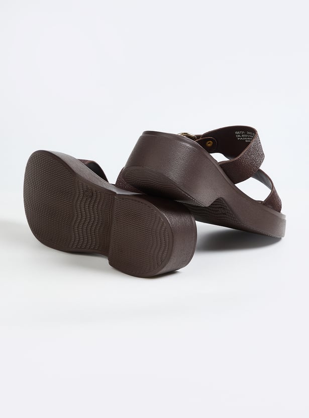 Women Textured Platform Heels
