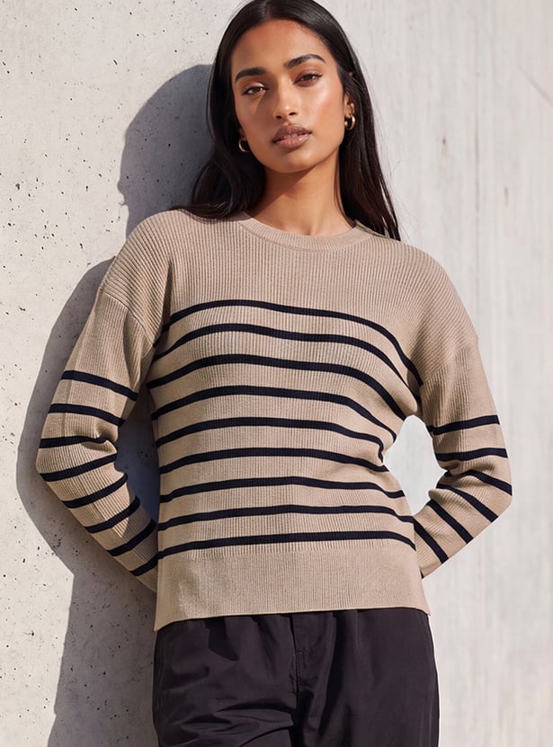 Women Striped Sweater