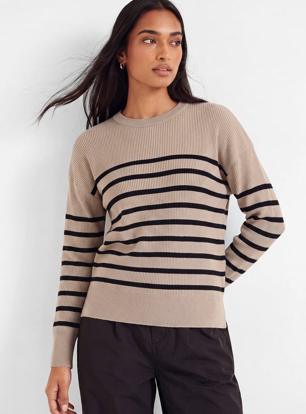 Women Striped Sweater
