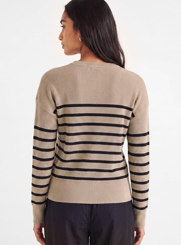 Women Striped Sweater