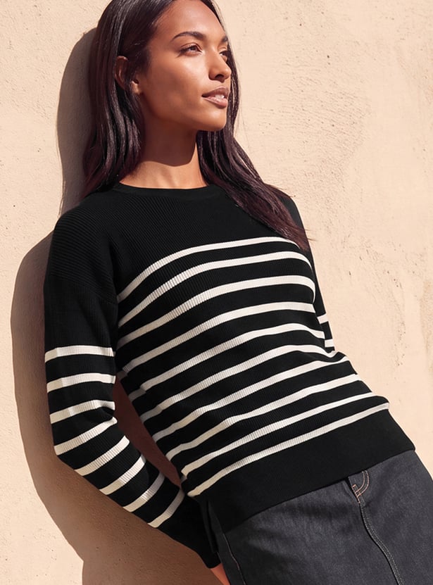 Women Striped Sweater
