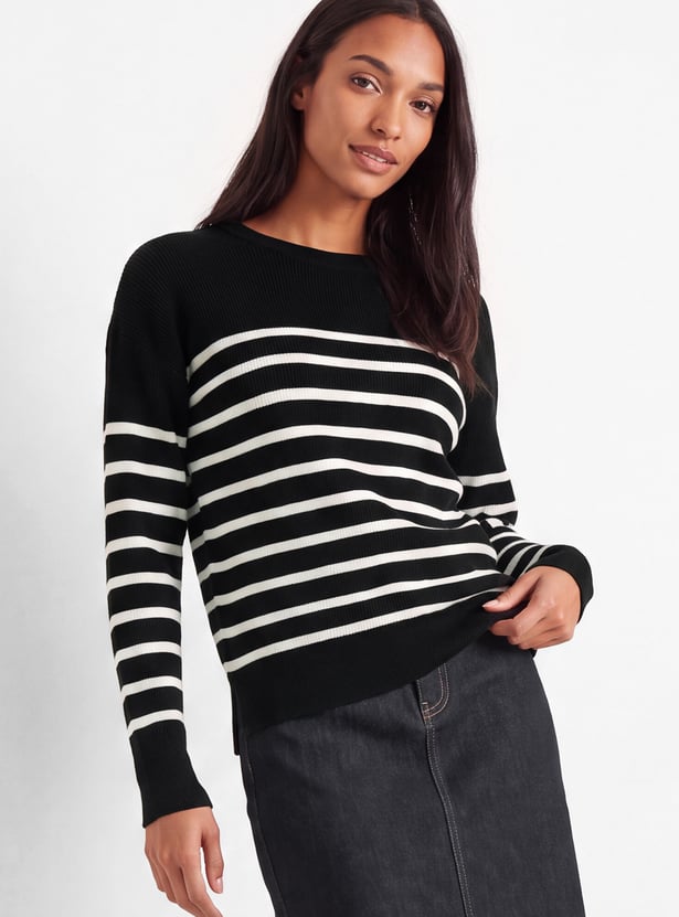 Women Striped Sweater