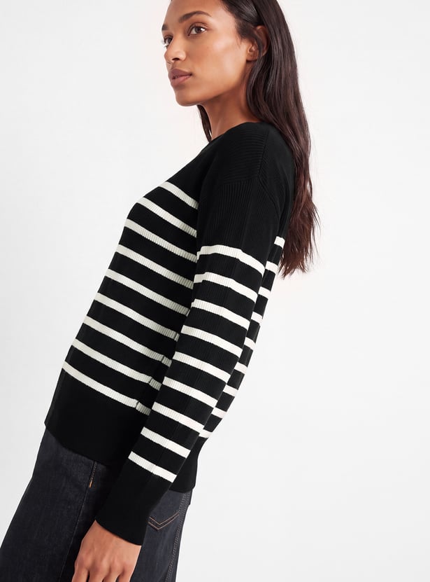 Women Striped Sweater